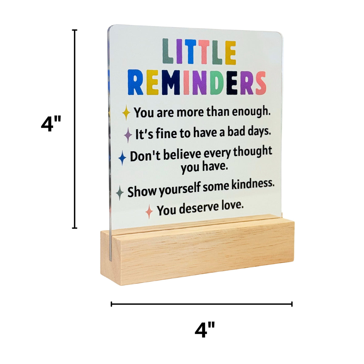 Little Reminders Desk Plaque