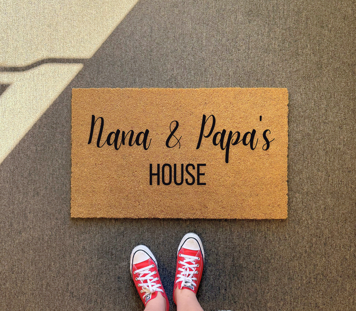 Nana & Papa's House Decorative Doormats