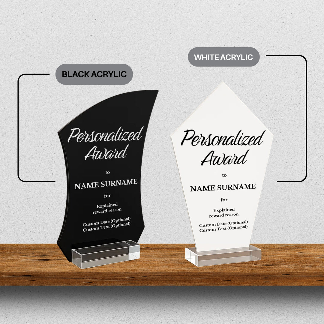 Personalized Acrylic Award 1