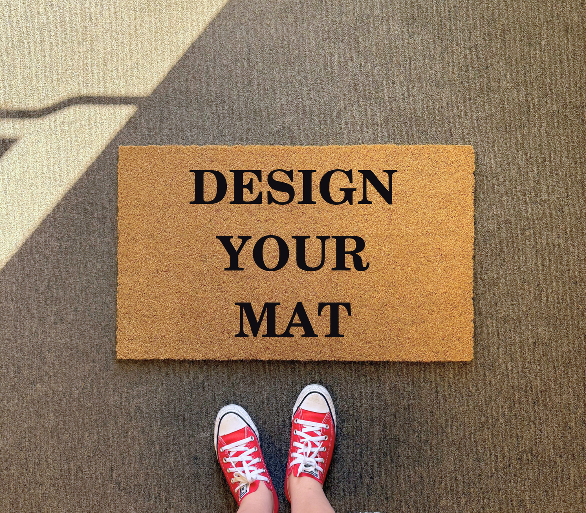 Fully Personalized Entryway Doormat with Font Options