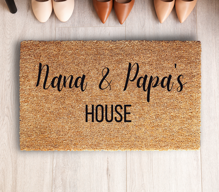 Nana & Papa's House Decorative Doormats