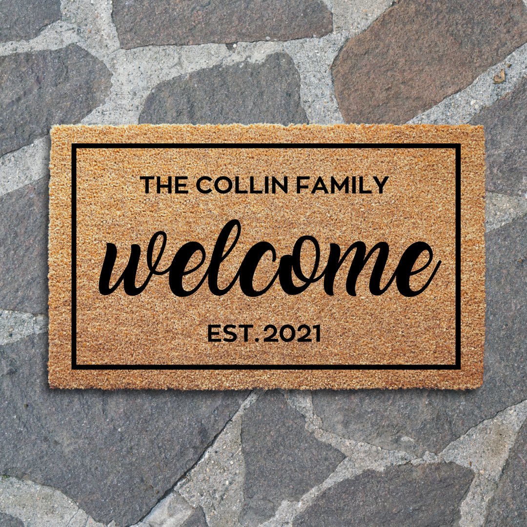 Welcome Customized Doormat