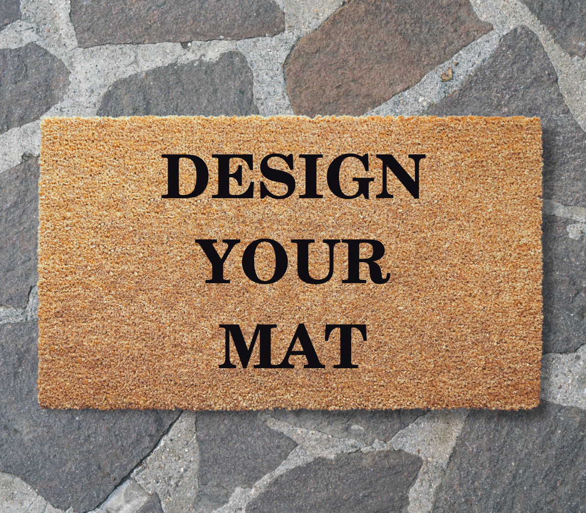 Fully Personalized Entryway Doormat with Font Options