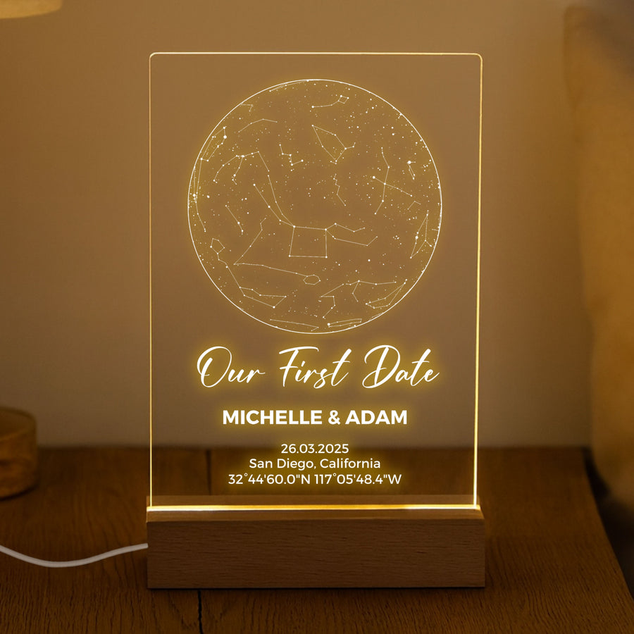 Custom Star Map Plaque