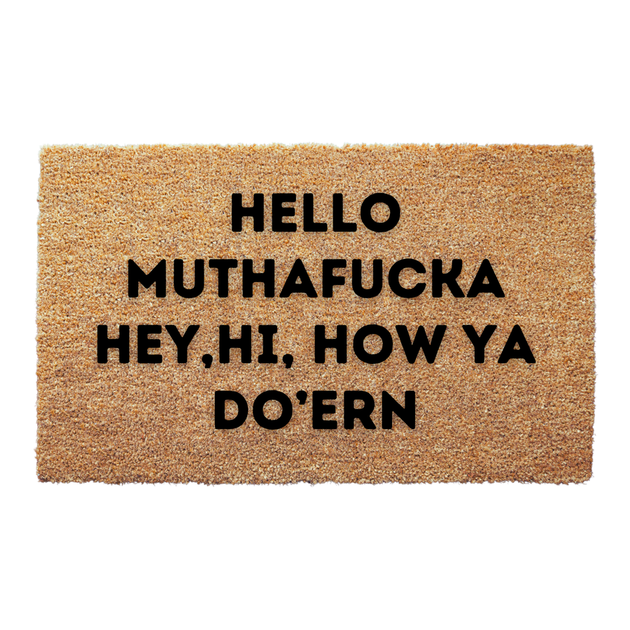 Hello Funny Doormat