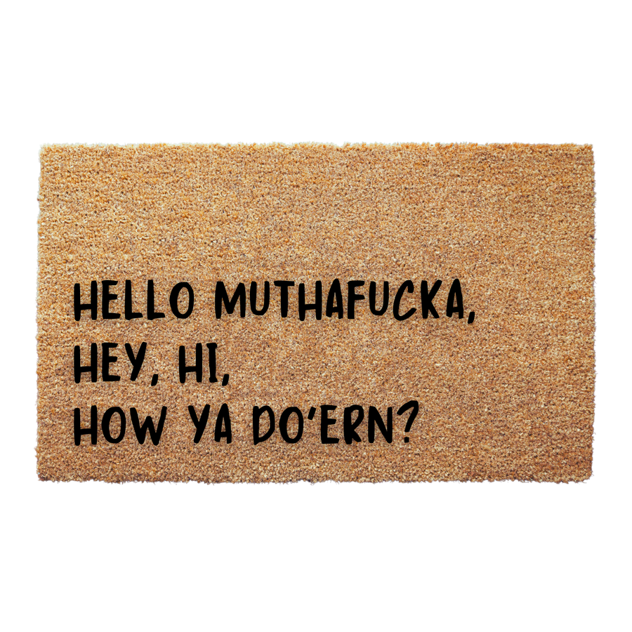 Hello Funny Gift Doormat