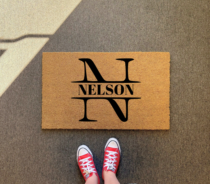 Personalized Letter Monogram Doormat
