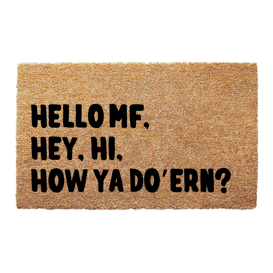 Hello Front Door Doormat