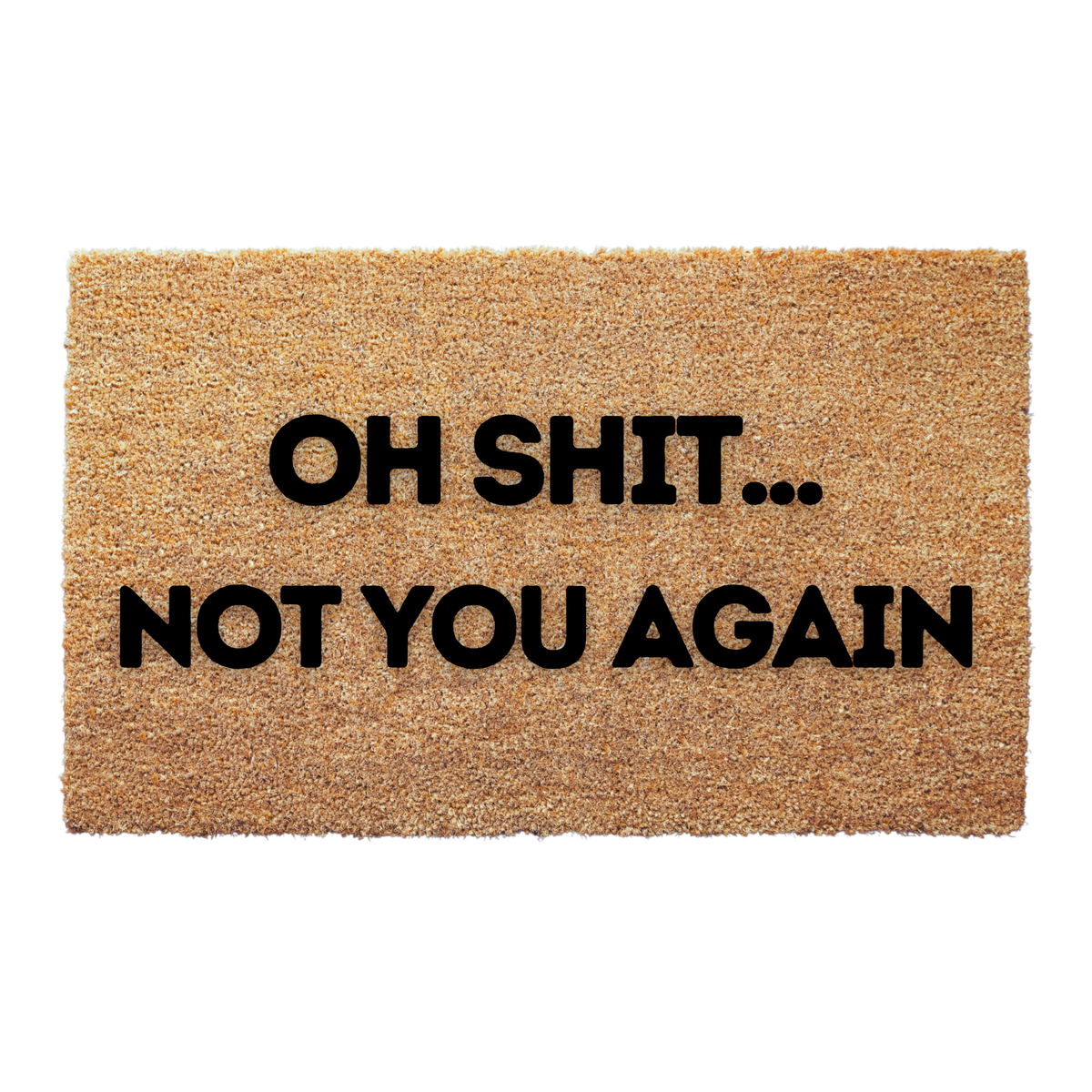 Oh Shit Not You Again Doormat