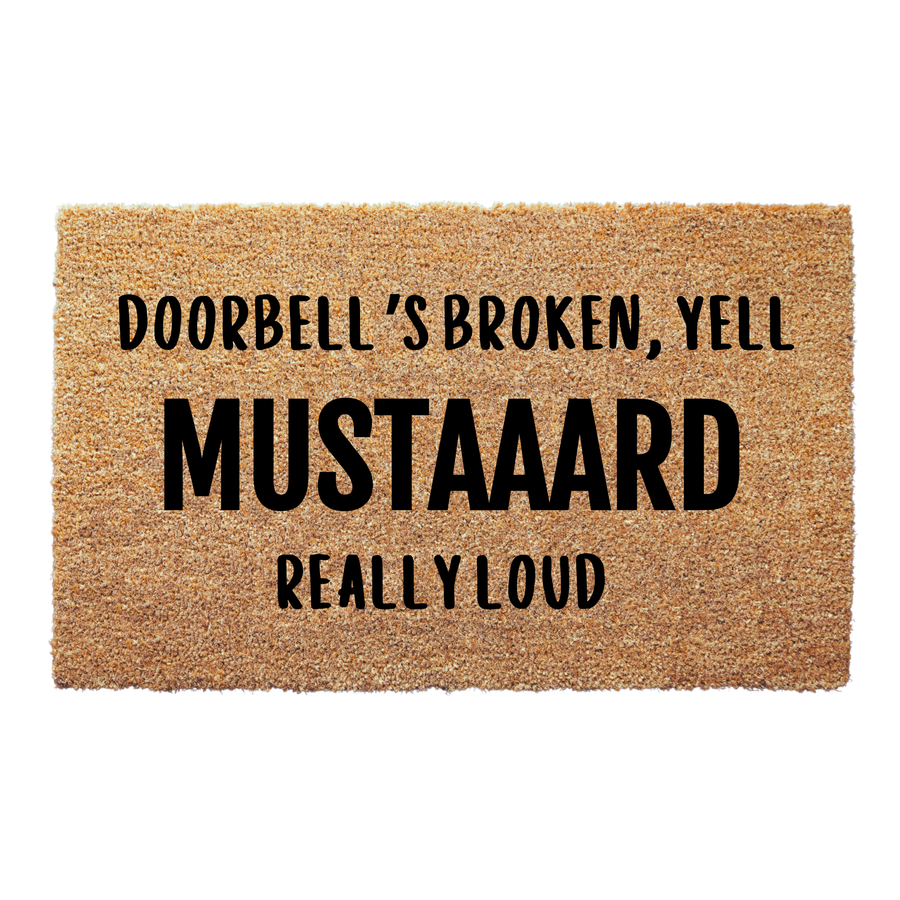 Doorbells Broken Funny Doormat