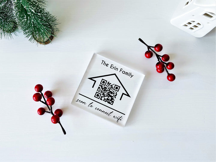 Automatically Connect WiFi QR Sign