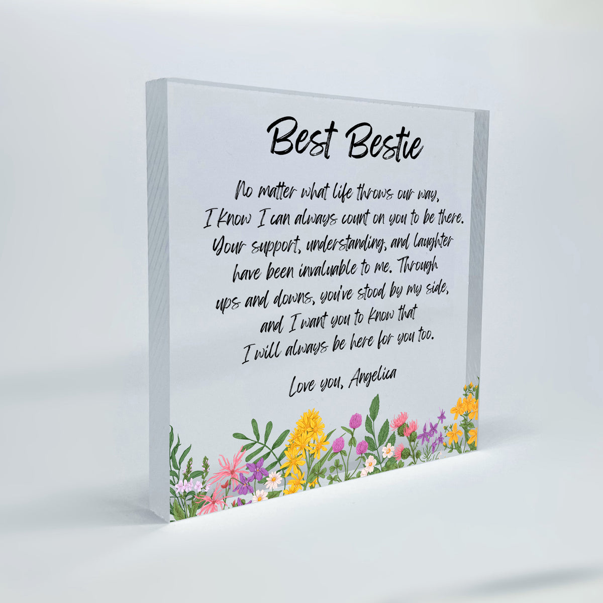 Thank You Keepsake Block