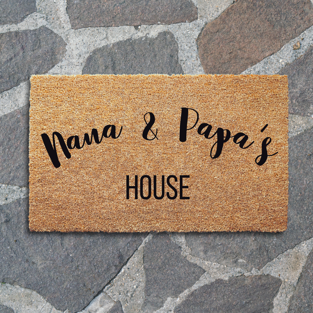 Nana & Papa's House Decorative Doormats