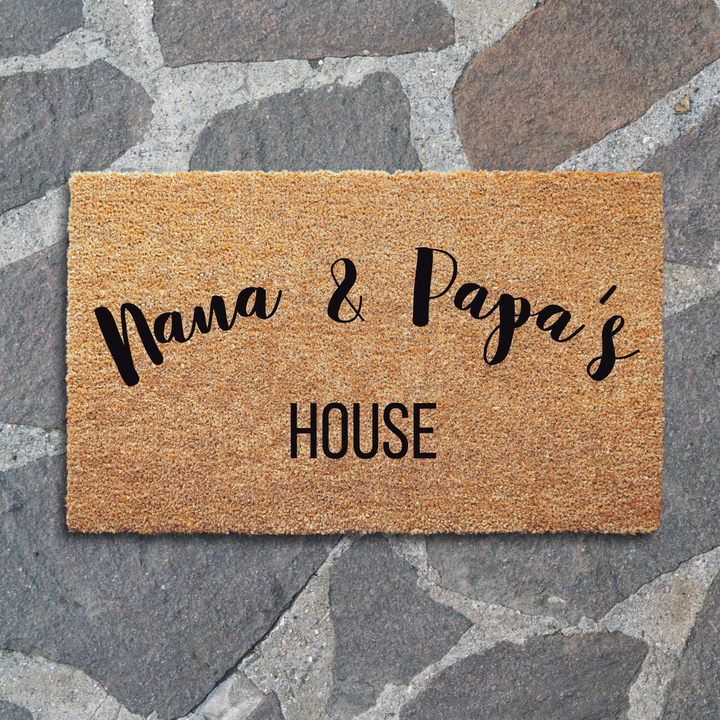 Nana & Papa's House Decorative Doormats