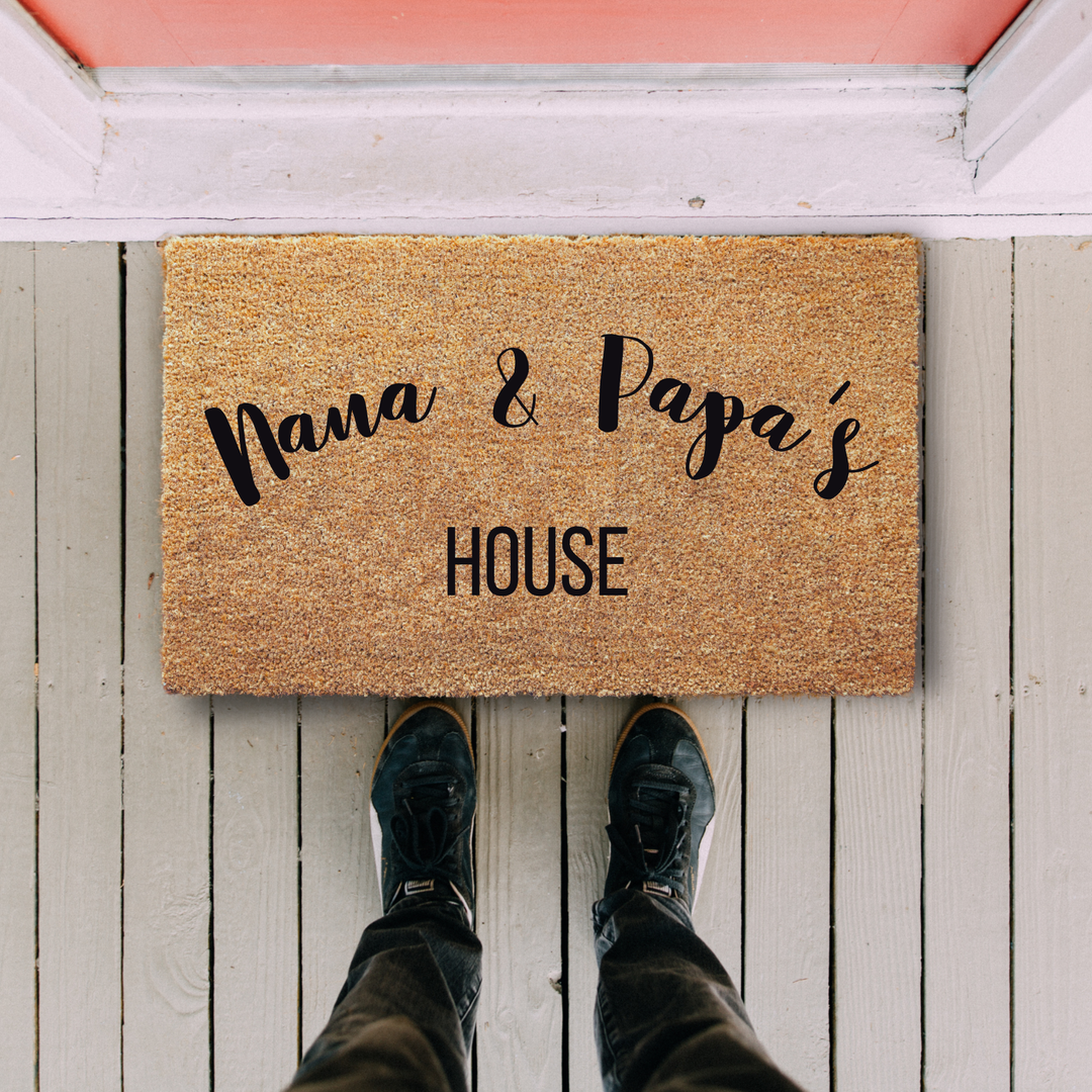 Nana & Papa's House Decorative Doormats