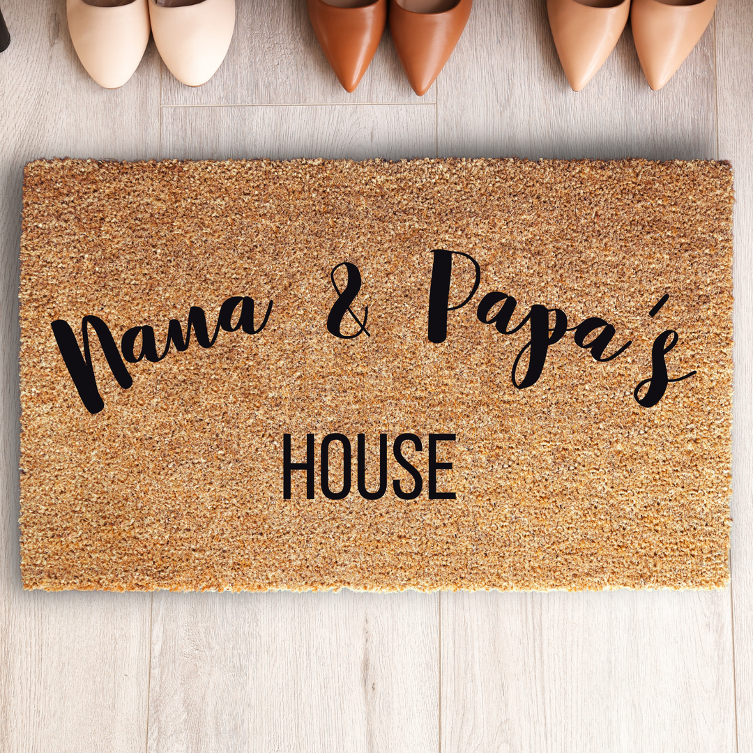 Nana & Papa's House Decorative Doormats