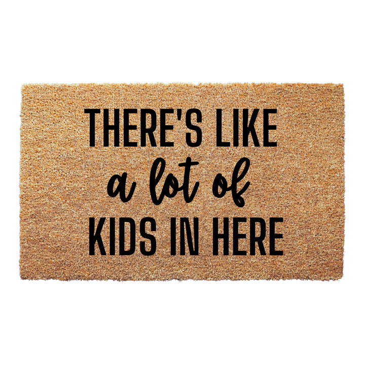 A Lot Of Kids Welcome Doormat New Home Gift Ideas