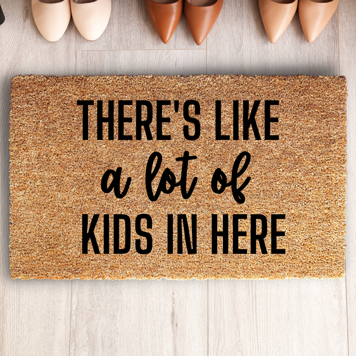 A Lot Of Kids Welcome Doormat New Home Gift Ideas