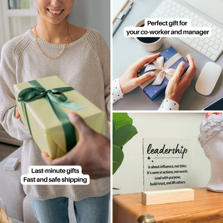 Leadership Desk Acrylic Plaque
