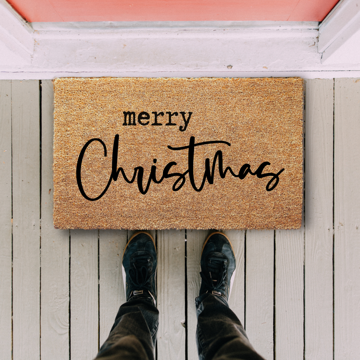 MERRY CHRISTMAS Welcome Doormat