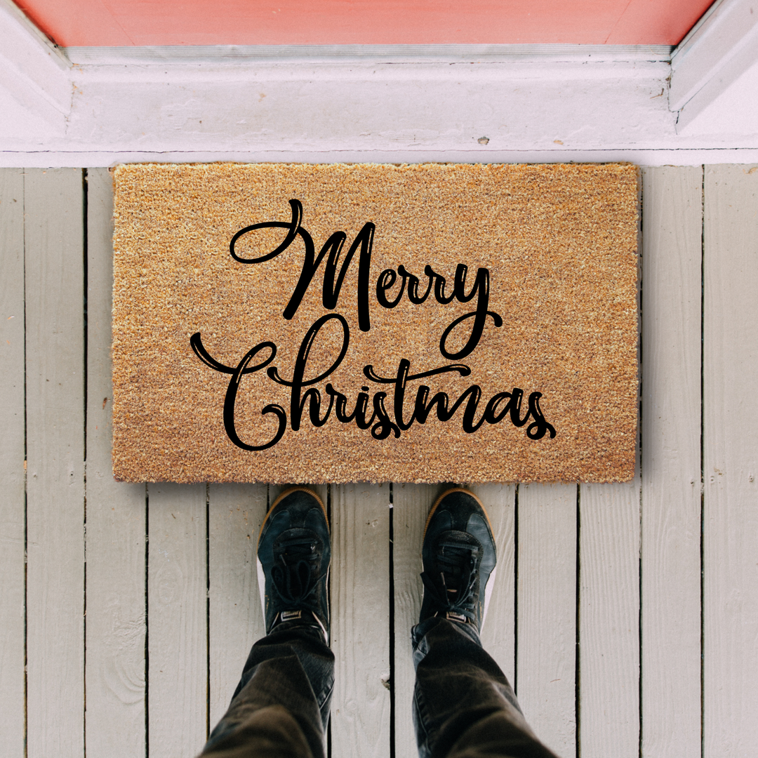 Welcome Merry Christmas Doormat