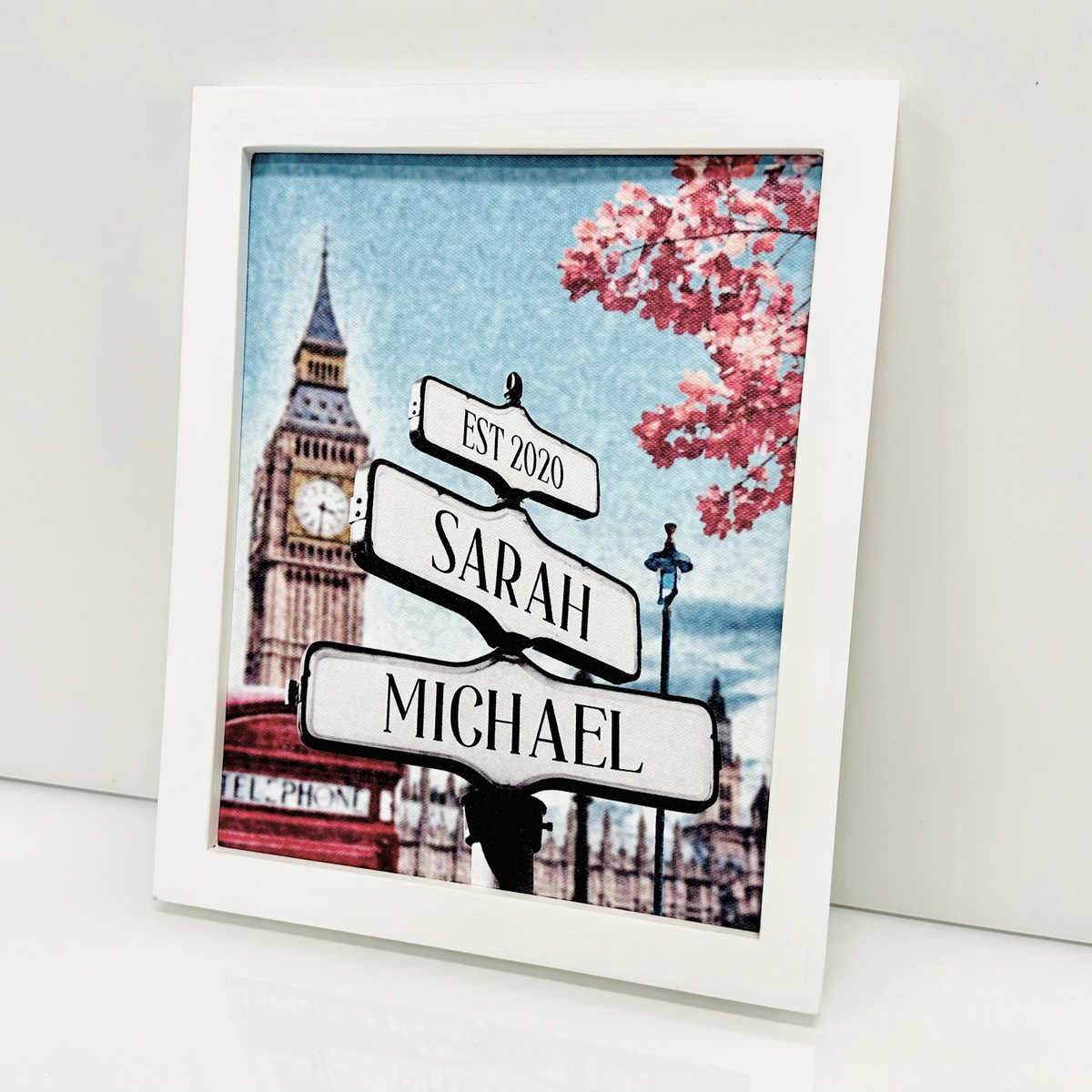 Custom London Street-Sign Poster