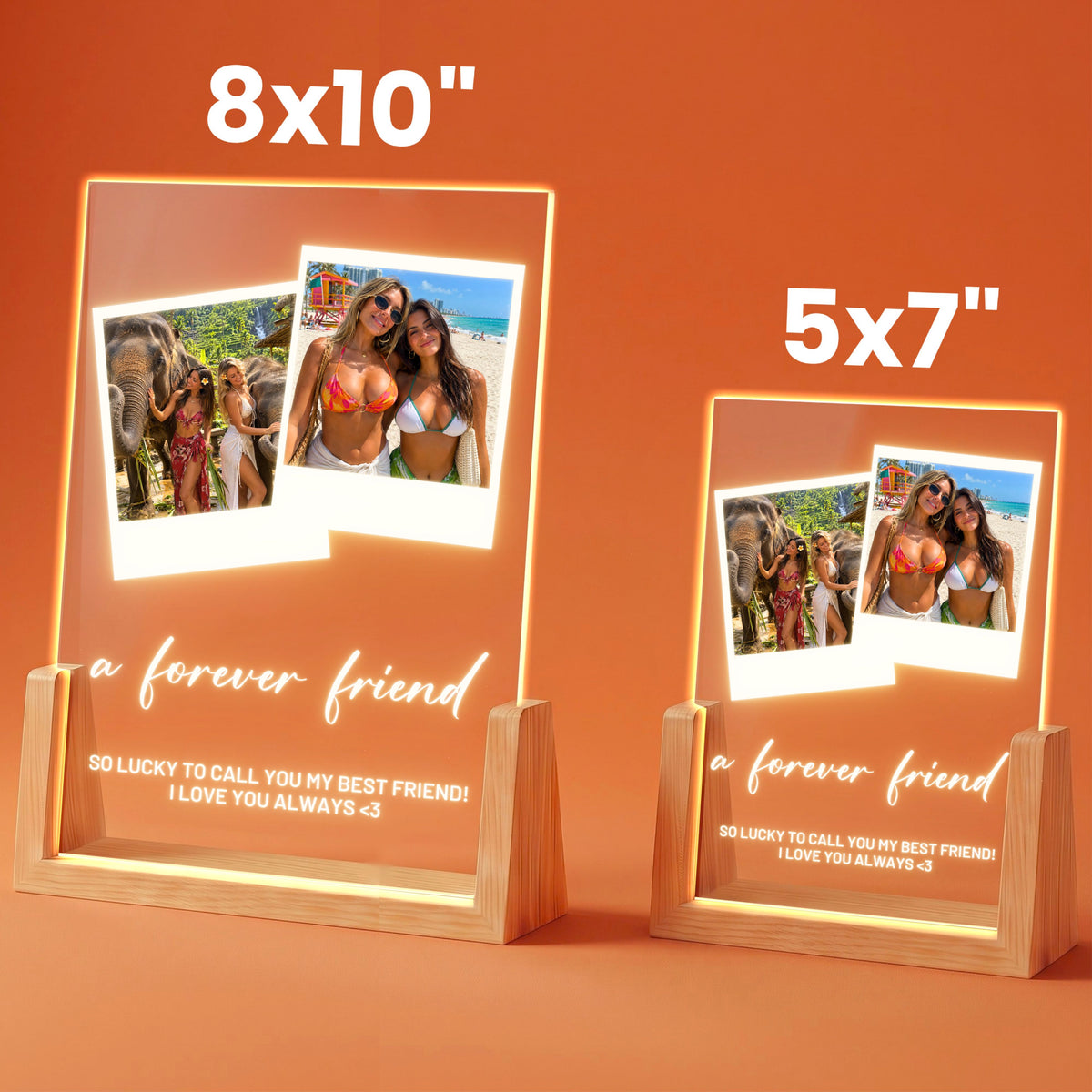Two Photo Collage Plaque