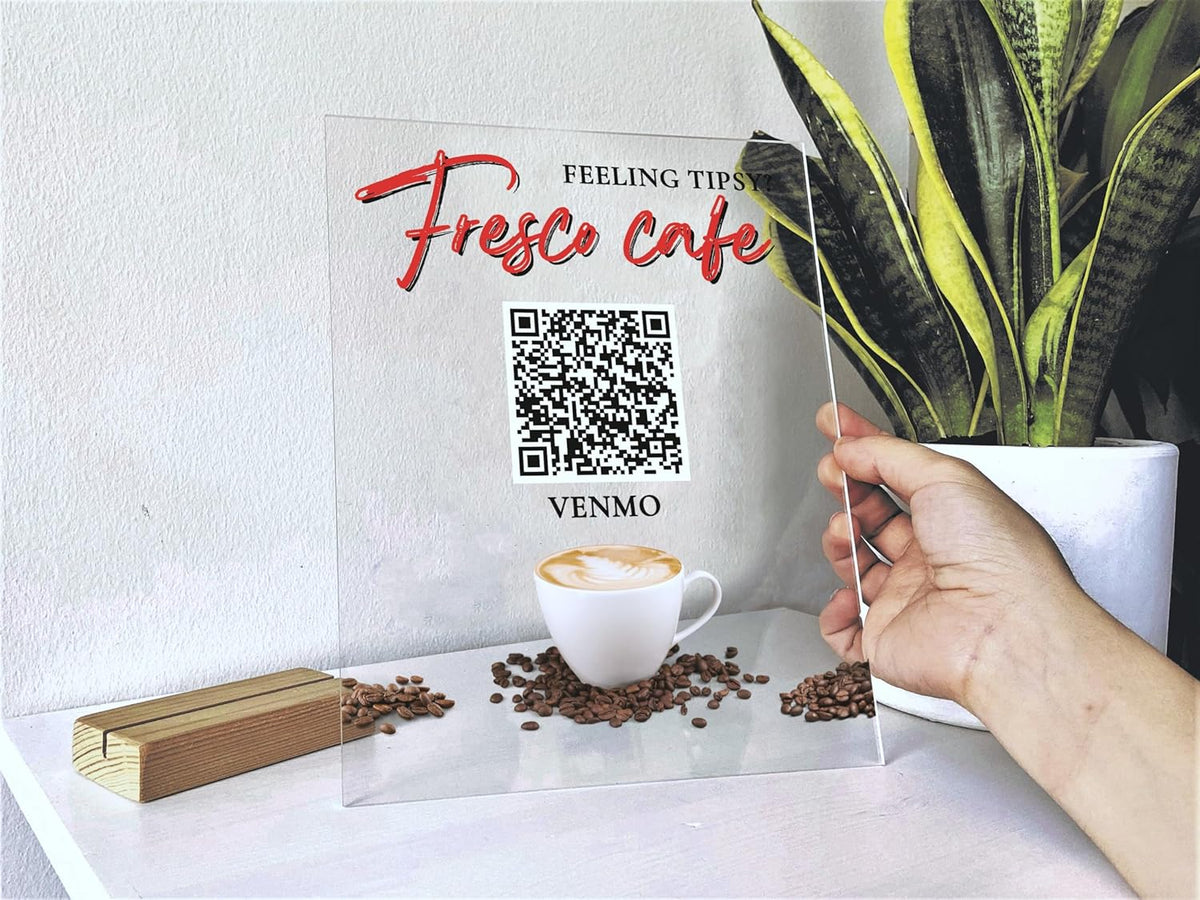 Business QR Code Sign