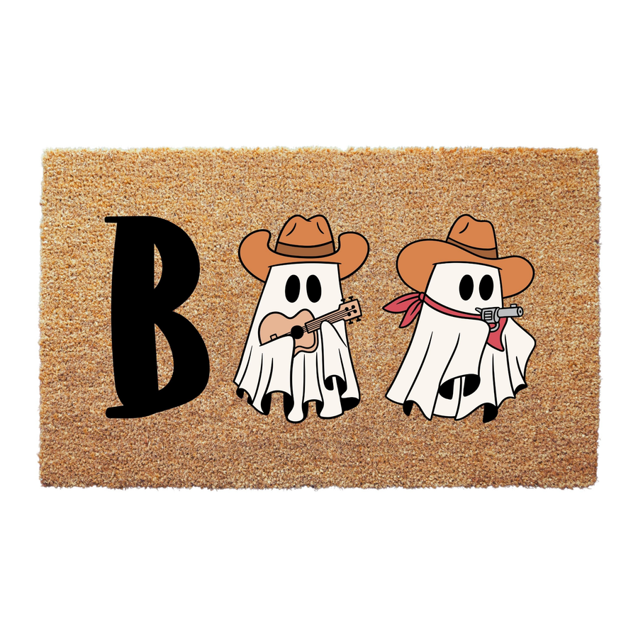 Cowboy Boo Doormat