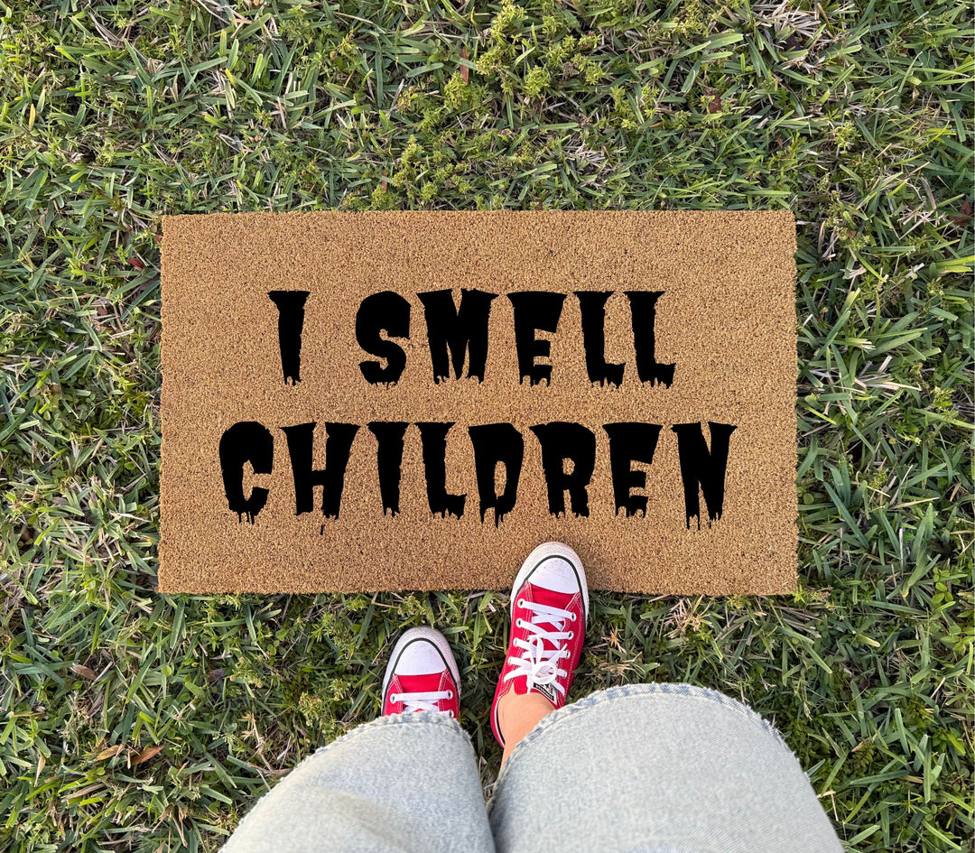 I Smell Children Doormat