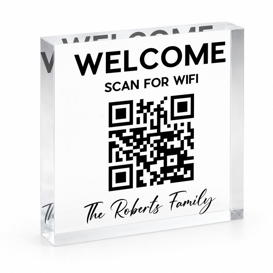 Wi-Fi Connection QR Sign