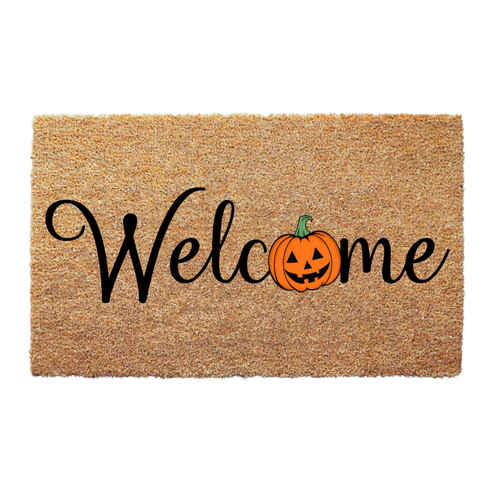 Welcome - Pumpkin Doormat