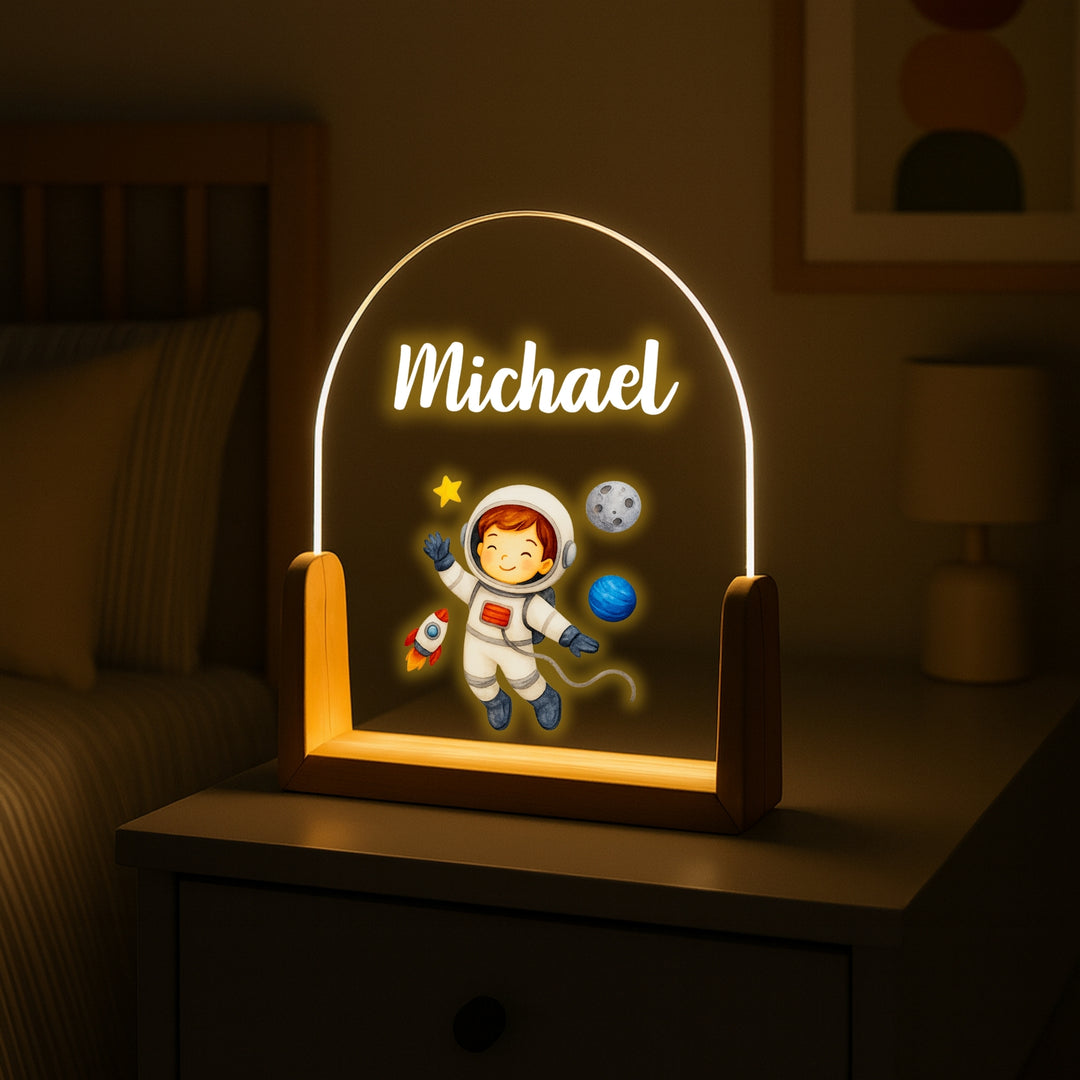 Astronaut Personalized Night Lamp