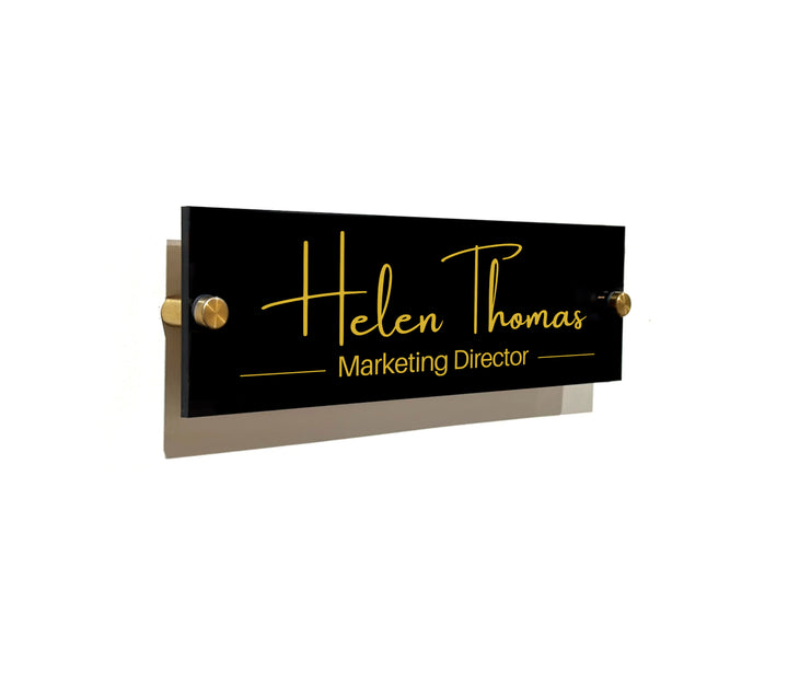 Office Door Name Plate