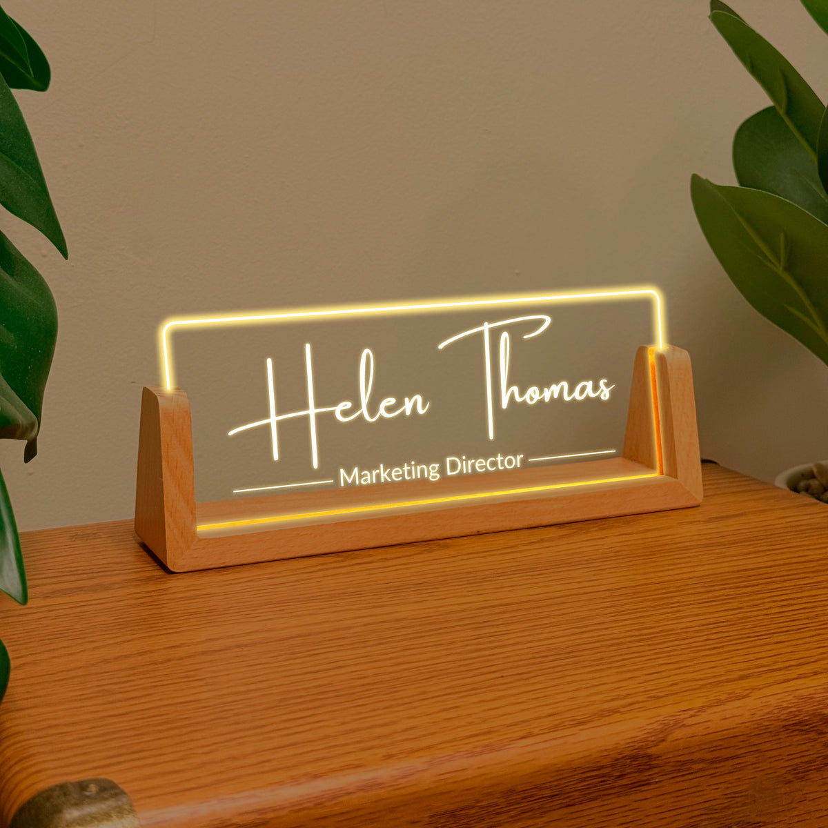 LED Desk Name Plate