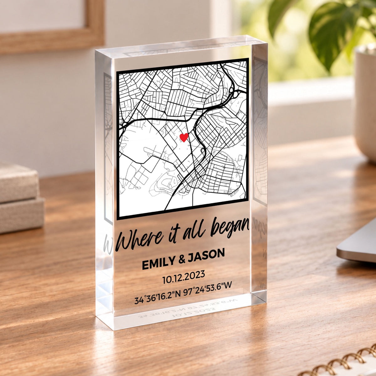 Where We Met Map Block