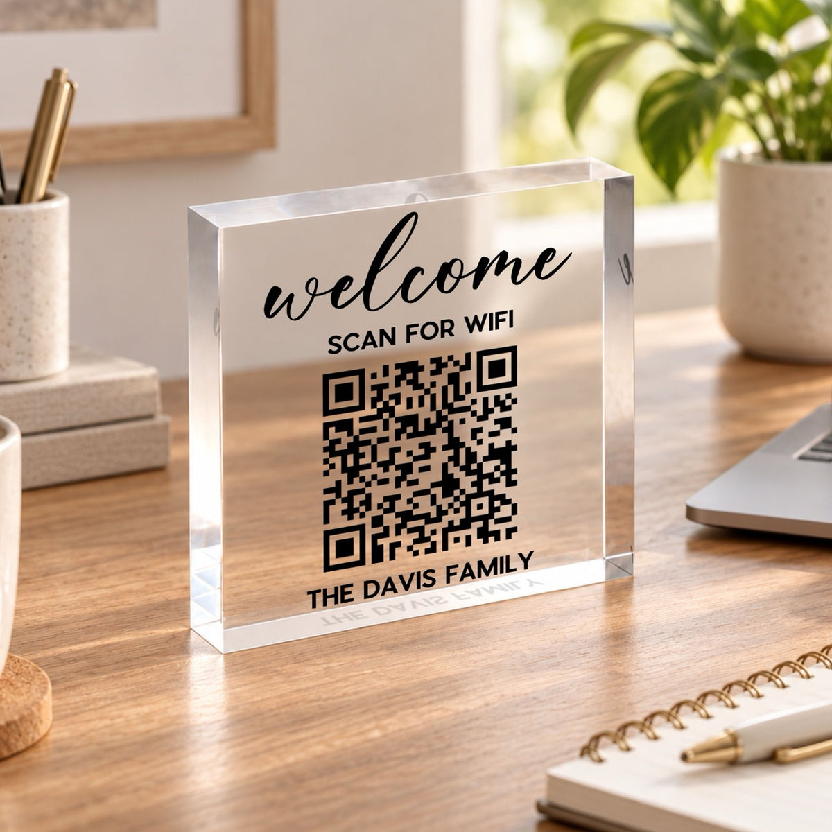 Wi-Fi QR Code Sign