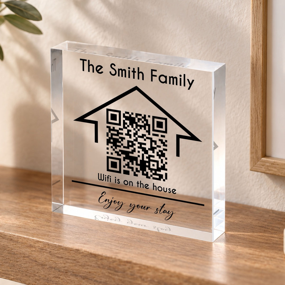 Wi-Fi QR Code Sign