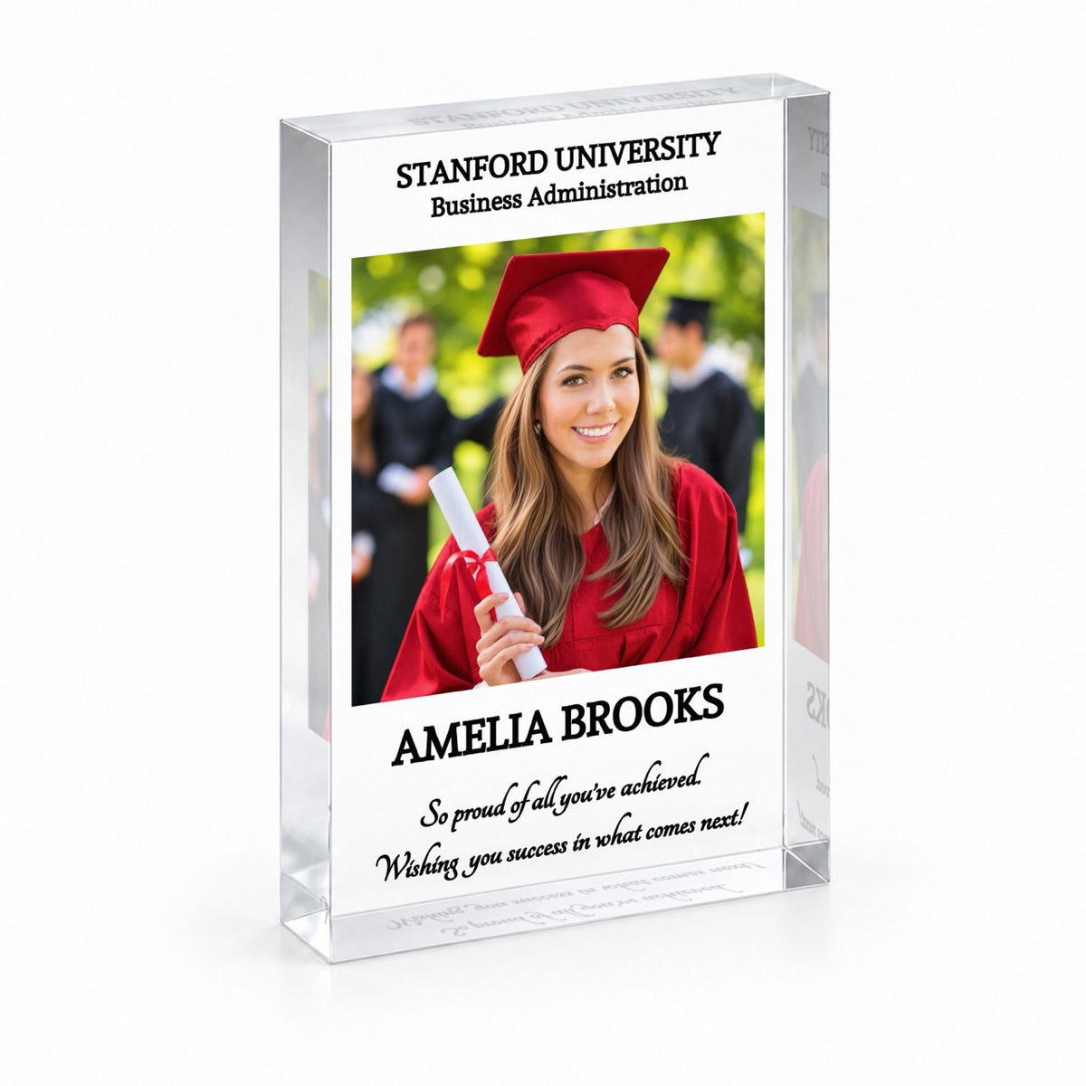 Personalized Graduation Photo Block