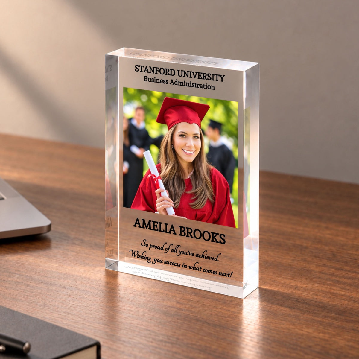 Personalized Graduation Photo Block