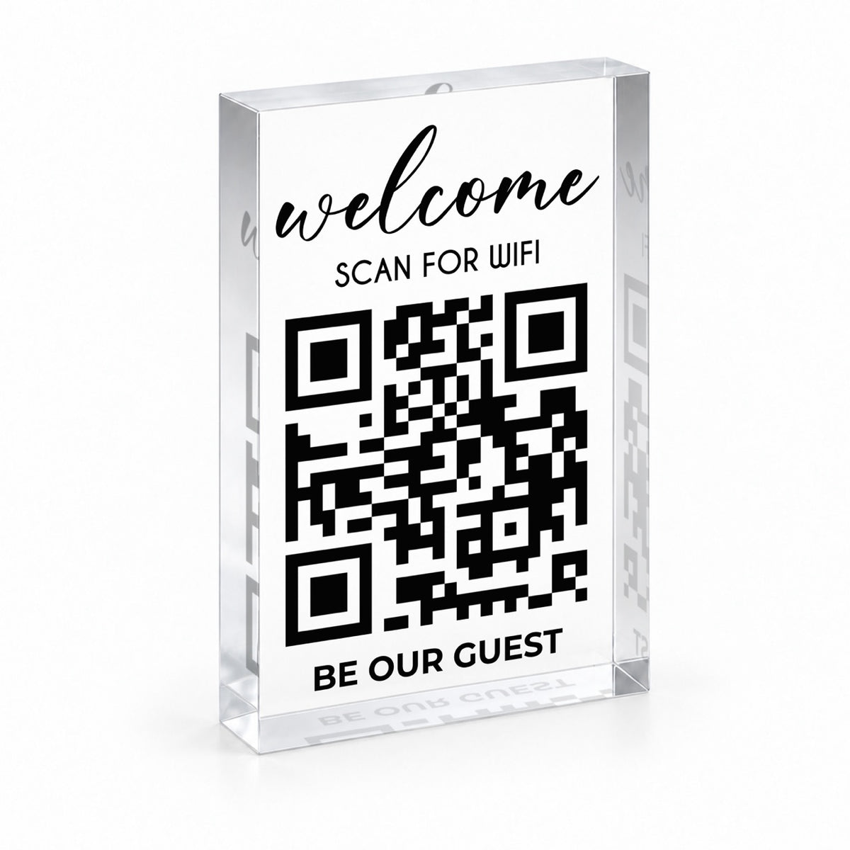 Wi-Fi QR Code Sign
