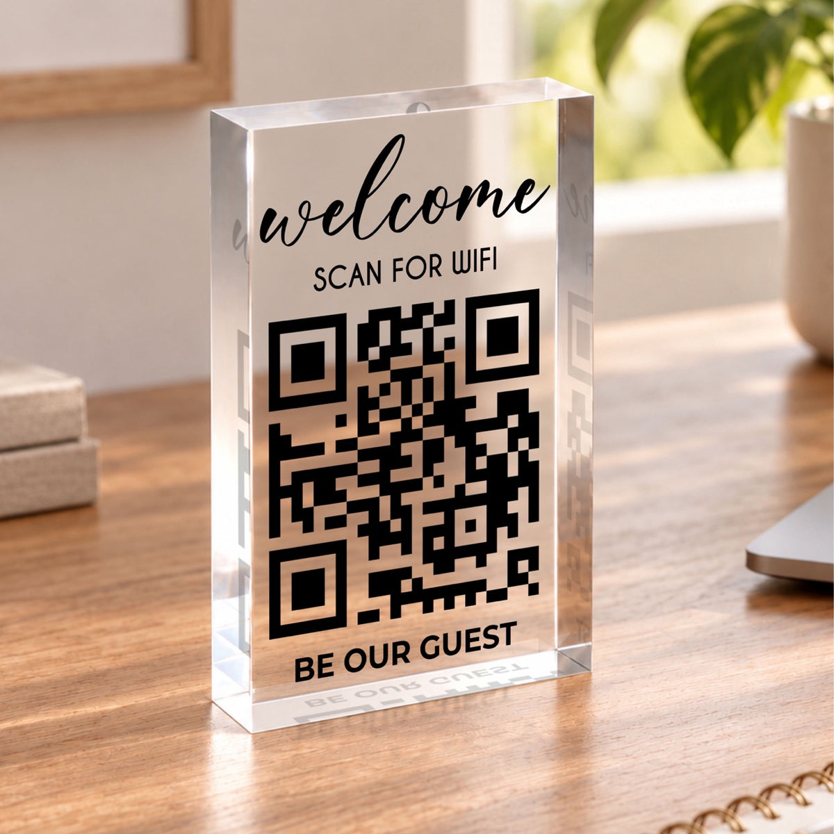 Wi-Fi QR Code Sign