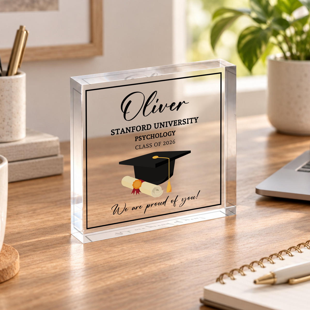 Graduation Keepsake Block