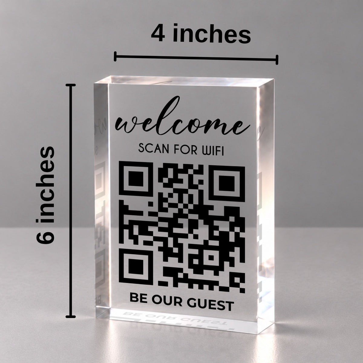 Wi-Fi QR Code Sign