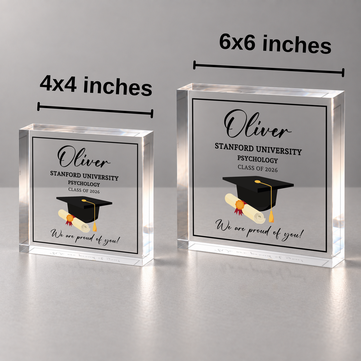 Graduation Keepsake Block