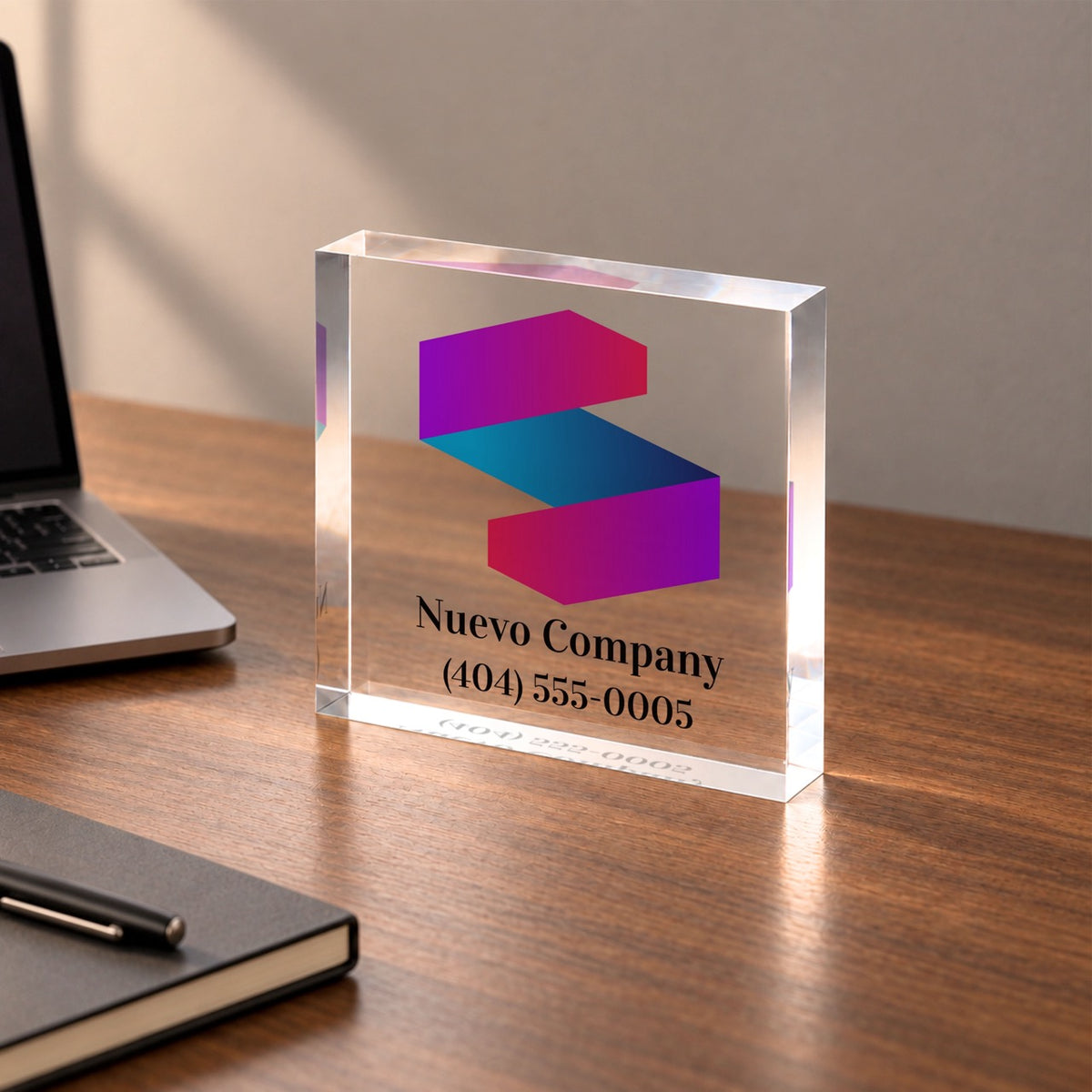 Tabletop Business Logo Sign
