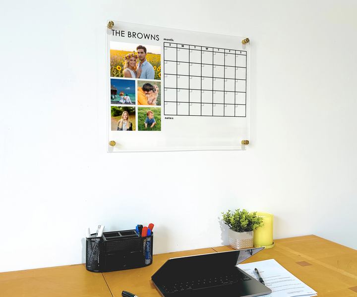 Personalized Monthly Calendar with Photos