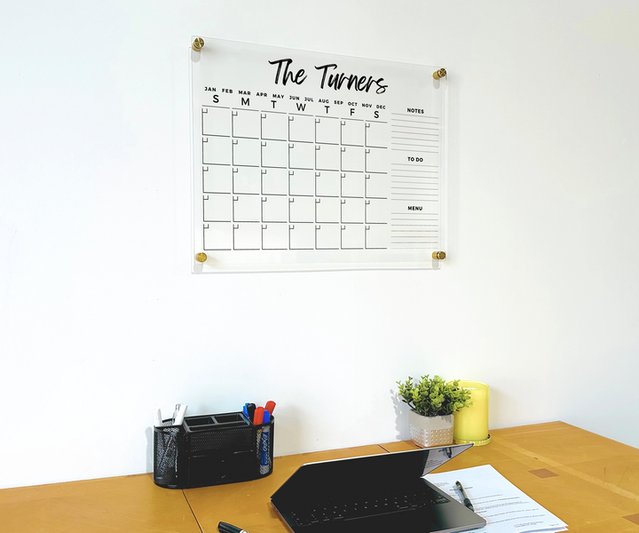 Personalized Calendar with To Do Lists