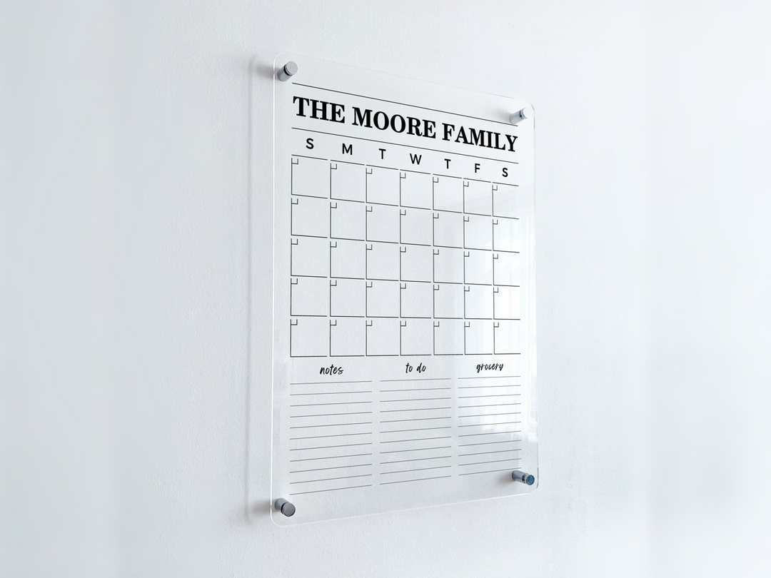 Custom Vertical Wall Calendar