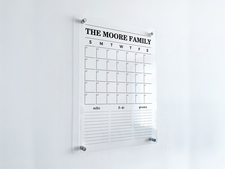 Custom Vertical Wall Calendar
